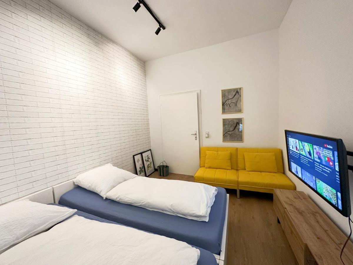 Igo Apartment 2 Schlafenzimmer Mit Waschmaschine Trockner Haustier Rheinufer 5Min Netflix Disney Plus 17-6 ดุยส์บูร์ก ภายนอก รูปภาพ