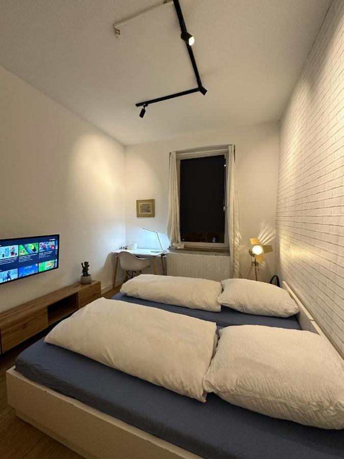 Igo Apartment 2 Schlafenzimmer Mit Waschmaschine Trockner Haustier Rheinufer 5Min Netflix Disney Plus 17-6 ดุยส์บูร์ก ภายนอก รูปภาพ